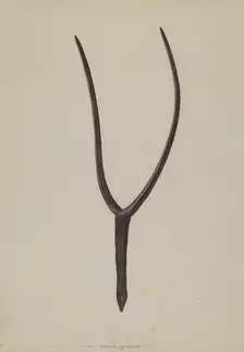 Hay Fork, 1938. Creator: Albert Geuppert