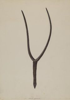 Hay Fork, 1938. Creator: Albert Geuppert