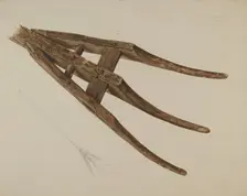 Hay Fork, 1938. Creator: Alfonso Moreno