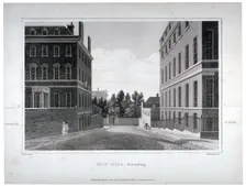 Hay Hill, Westminster, London, 1809. Artist: William James Bennett