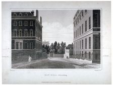 Hay Hill, Westminster, London, 1809. Artist: William James Bennett