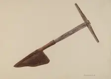 Hay Knife, 1938. Creator: Herman O. Stroh