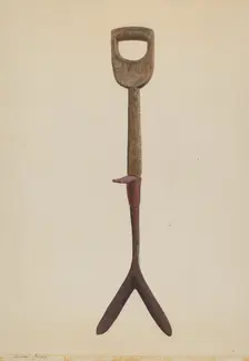 Hay Knife, c. 1938. Creator: Samuel Faigin