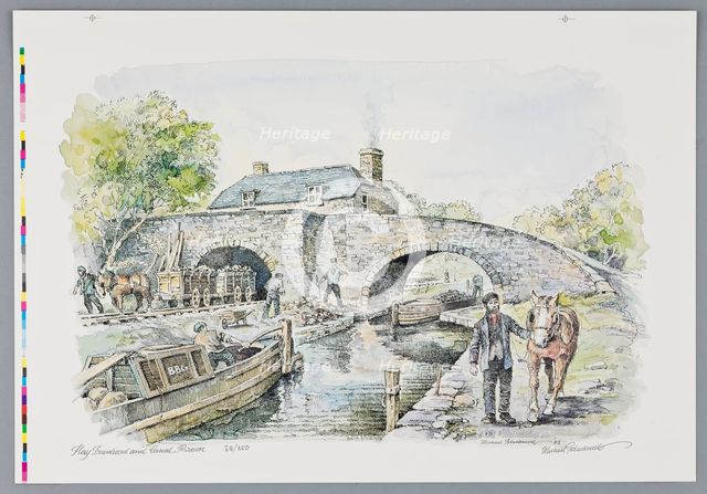 Hay Tramroad and Canal, Brecon, c1950-2015. Creator: Michael Blackmore.