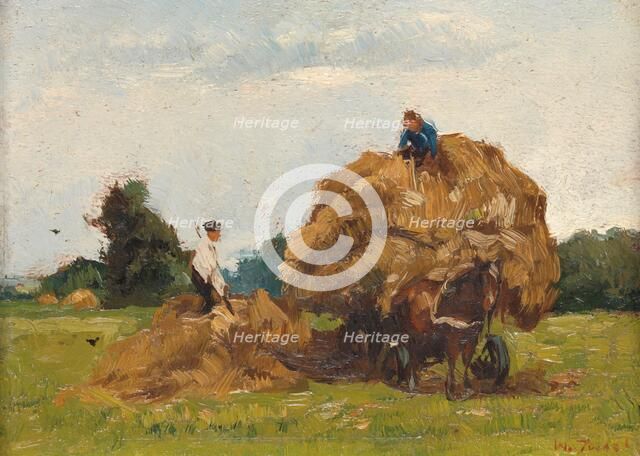 Hay Wagon, 1885-1931. Creator: Willem de Zwart.