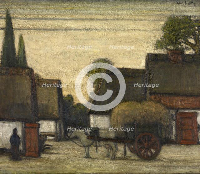 Haycart, c1900-1920. Creator: Jakob Smits.