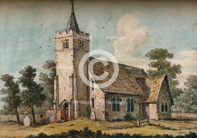 'Hayes Church, Kent', 1775. Artist: John Inigo Richards.