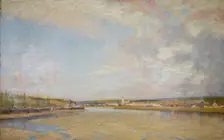 Hayle from Lelant, Cornwall, 1892. Creator: Alfred Edward East