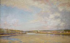 Hayle from Lelant, Cornwall, 1892. Creator: Alfred Edward East