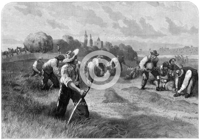 'Haymaker', 1875.Artist: W Hollidge
