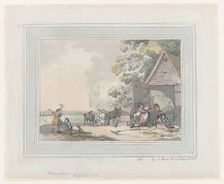 Haymakers, 1787., 1787. Creator: Thomas Rowlandson
