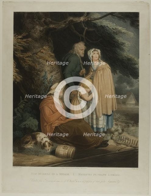 Haymakers in a Storm, n.d. Creator: Charles Knight.
