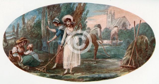 'Haymaking', (1912).Artist: William Hamilton