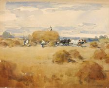 (Haymaking Scene), n.d. Creator: William Henry Holmes