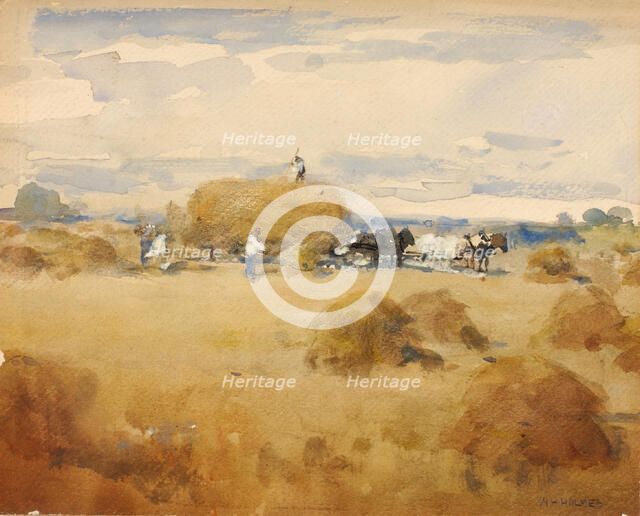 (Haymaking Scene), n.d. Creator: William Henry Holmes.
