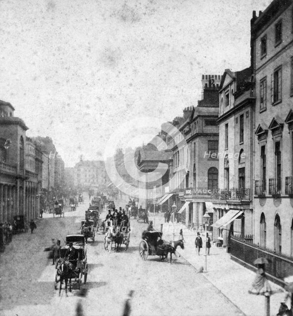 Haymarket, Westminster, London, c1850-c1860. Artist: Unknown