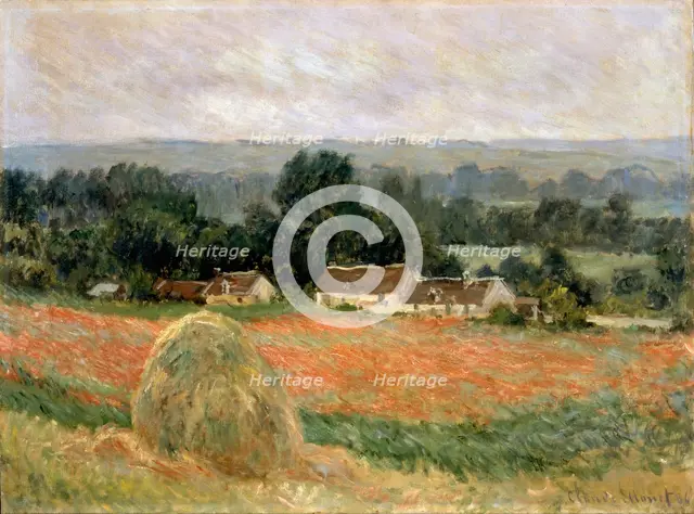'Haystack at Giverny', 1886.  Artist: Claude Monet