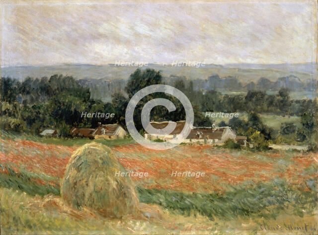 'Haystack at Giverny', 1886.  Artist: Claude Monet