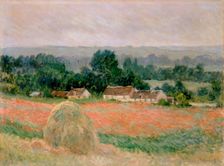 Haystack at Giverny, 1886. Creator: Claude Monet