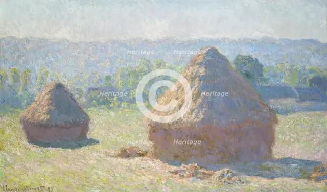 Haystack in the Evening Sun, 1891. Artist: Monet, Claude (1840-1926)