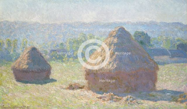 Haystack in the Evening Sun, 1891. Artist: Monet, Claude (1840-1926)