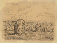 Haystacks, 1891. Creator: Unknown