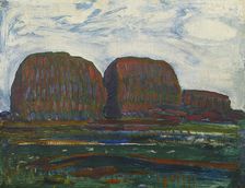 Haystacks III, 1908. Creator: Mondrian; Piet (1872-1944)