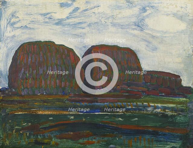 Haystacks III, 1908. Creator: Mondrian; Piet (1872-1944).