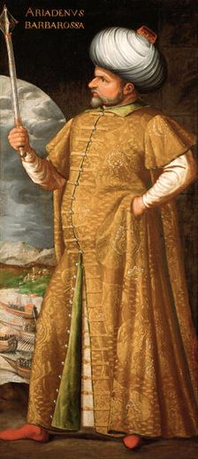 Hayreddin Barbarossa, c. 1580. Creator: Anonymous