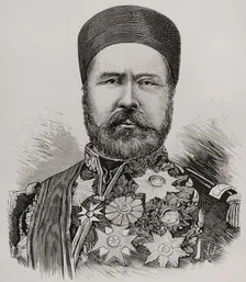 Hayreddin Pasha, (c1822-1890), Grand Vizier of the Ottoman Empire (1878-1879), 1878. Creator: Eugenio Vela