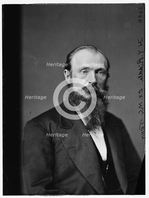 Haywood Yancey Riddle of Tennessee, between 1870 and 1880.  Creator: Unknown.