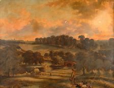 Haytime, Hamstead Mill, Handsworth, Staffordshire, 1850-1908. Creator: John Joseph Hughes