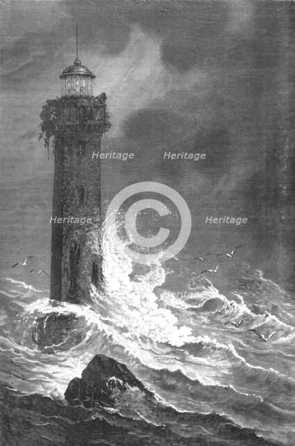'Hazard Lighthouse, Florida; A Flying Visit to Florida', 1875. Creator: Thomas Mayne Reid.