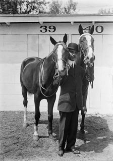 Hazen, Melvin C., Horse Show; His Horses, 1914. Creator: Harris & Ewing