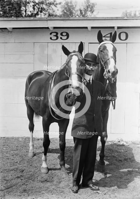 Hazen, Melvin C., Horse Show; His Horses, 1914. Creator: Harris & Ewing.