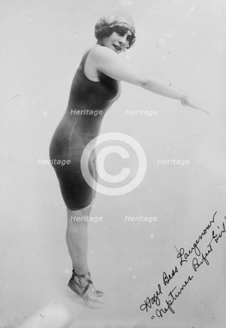Hazel Bess Laugenour [i.e., Laugenour] "Neptunes Perfect Girl", between c1910 and c1915. Creator: Bain News Service.