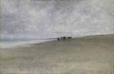 Hazy Weather by the Sea. Creator: August Hagborg