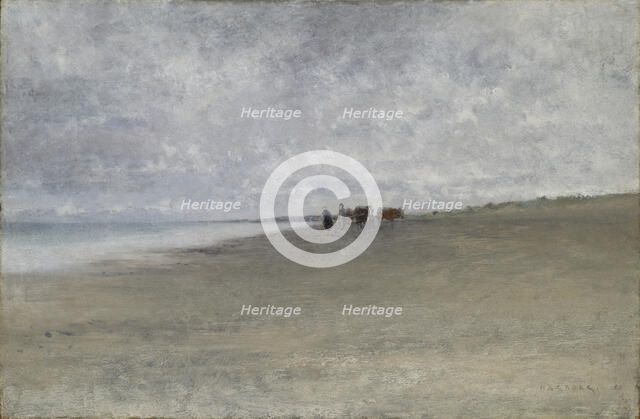 Hazy Weather by the Sea. Creator: August Hagborg.