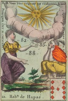 Hab.t de Hapae from Playing Cards (for Quartets) Costumes des Peuples Étrangers 1700-1799. Creator: Anon