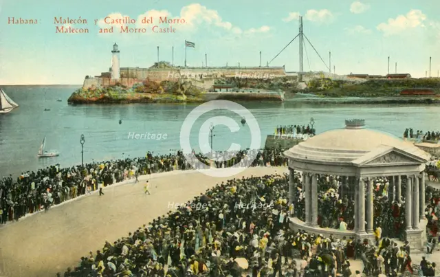 'Habana: Malecon and Morro Castle', c1919.  Creator: Unknown.