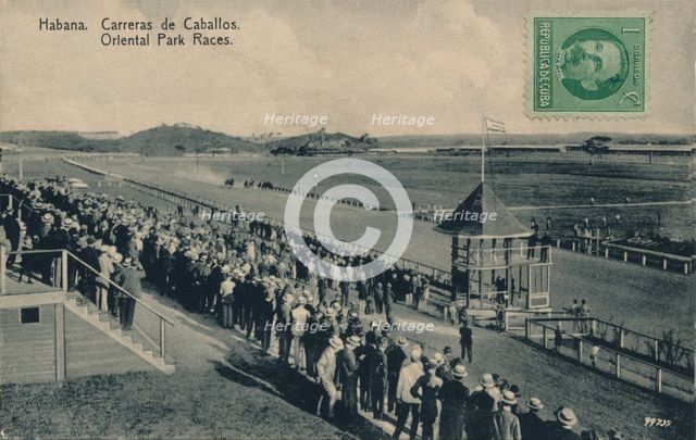 'Habana. Oriental Park Races', c1910. Artist: Unknown.