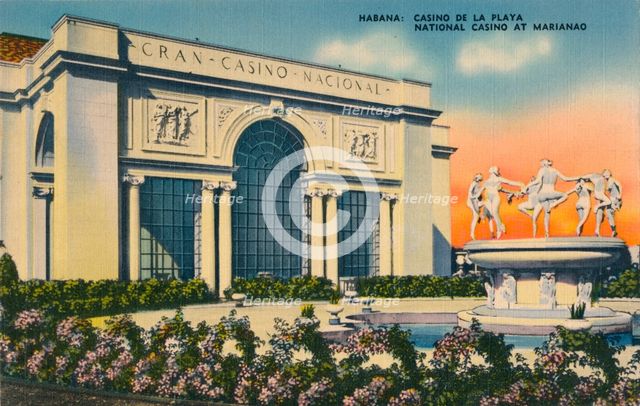 Habana: Casino De La Playa. National Casino at Marianao, c1910. Artist: Unknown