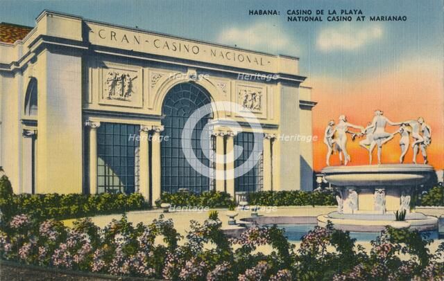 Habana: Casino De La Playa. National Casino at Marianao, c1910. Artist: Unknown