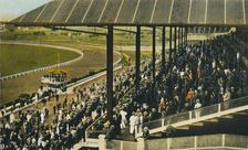 Habana, Carrreras de Ceballors. Race track at Marianao, c1915