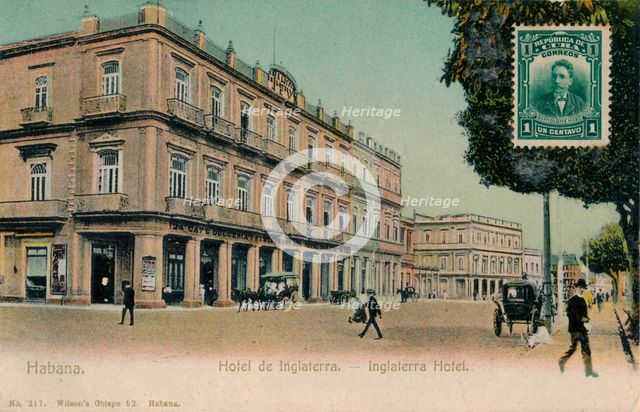 Habana. Hotel de Inglaterra. -Inglaterra Hotel, Cuba, c1910s. Artist: Unknown