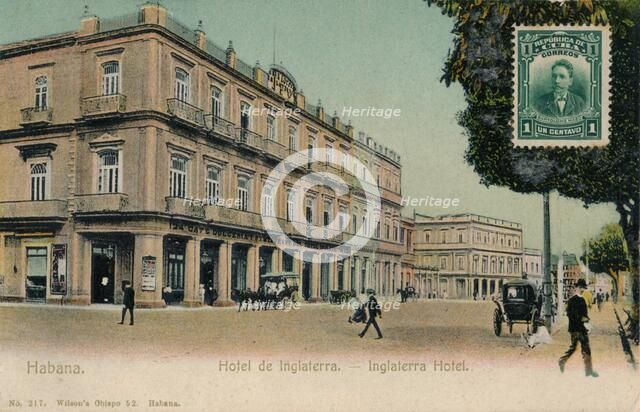 Habana. Hotel de Inglaterra. -Inglaterra Hotel, Cuba, c1910s. Artist: Unknown