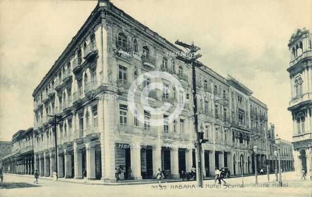'Habana. Hotel Sevilla. Seville Hotel', c1910s. Creator: Unknown.