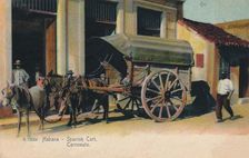 Habana - Spanish Cart. Carromato c1907