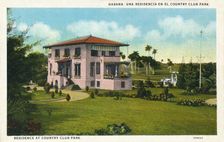 Habana: Una Residencia En El Country Club Park. Residence at Country Club Park c1910