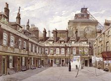 Haberdashers Square, London, 1887. Artist: John Crowther